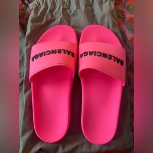 Balenciaga Slides - Hot Pink (GENUINE)